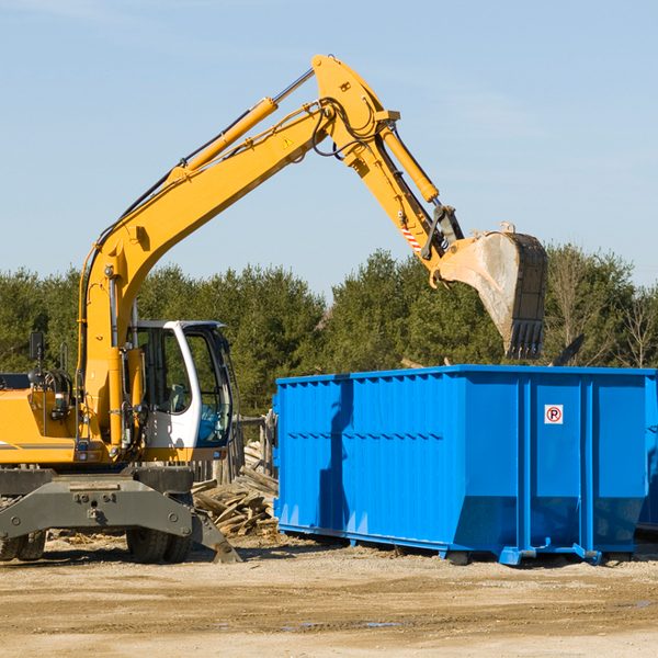 is there a minimum or maximum amount of waste i can put in a residential dumpster in Mentone Alabama